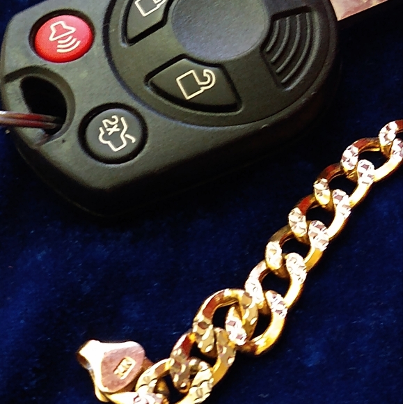 PRECIOUS BRACELET - SOLID 14K GOLD - Picture 2 of 9